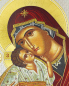 Preview: Ikone 15 x 20 cm cm, Madonna Glykophilousa